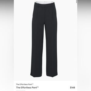 Aritzia Effortless Pant in Black